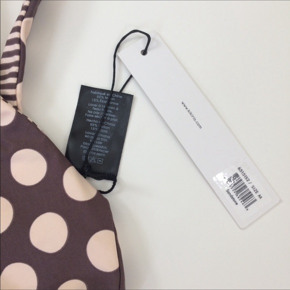 Kikirio Reversible dots stripes bikini top Medium - Picture 6 of 7